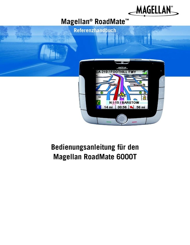 Magellan RoadMate 6000T - Automotive GPS Receiver User manual