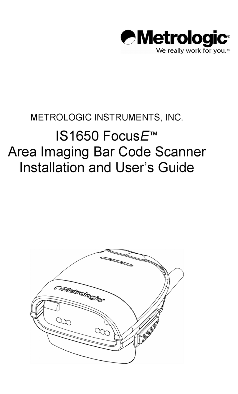 Metrologic MK1650-62B14 - Metrologic IS1650 - Wired Stationary Barcode... User manual Metrologic MK1650-62B14 - Metrologic IS1650 - Wired Stationary Barcode... User manual