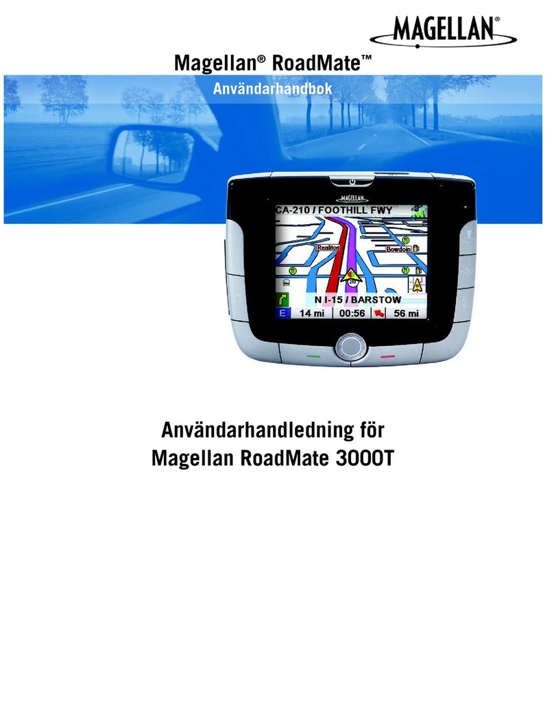 Magellan RoadMate 3000T - Automotive GPS Receiver User manual