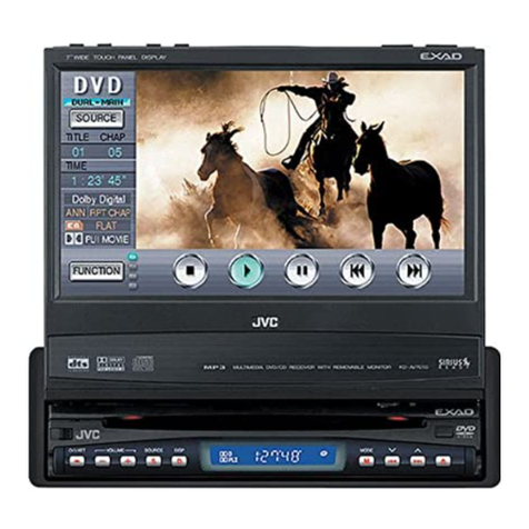 JVC KD-AV7010 - DVD Player With LCD Monitor User manual JVC KD-AV7010 - DVD Player With LCD Monitor User manual