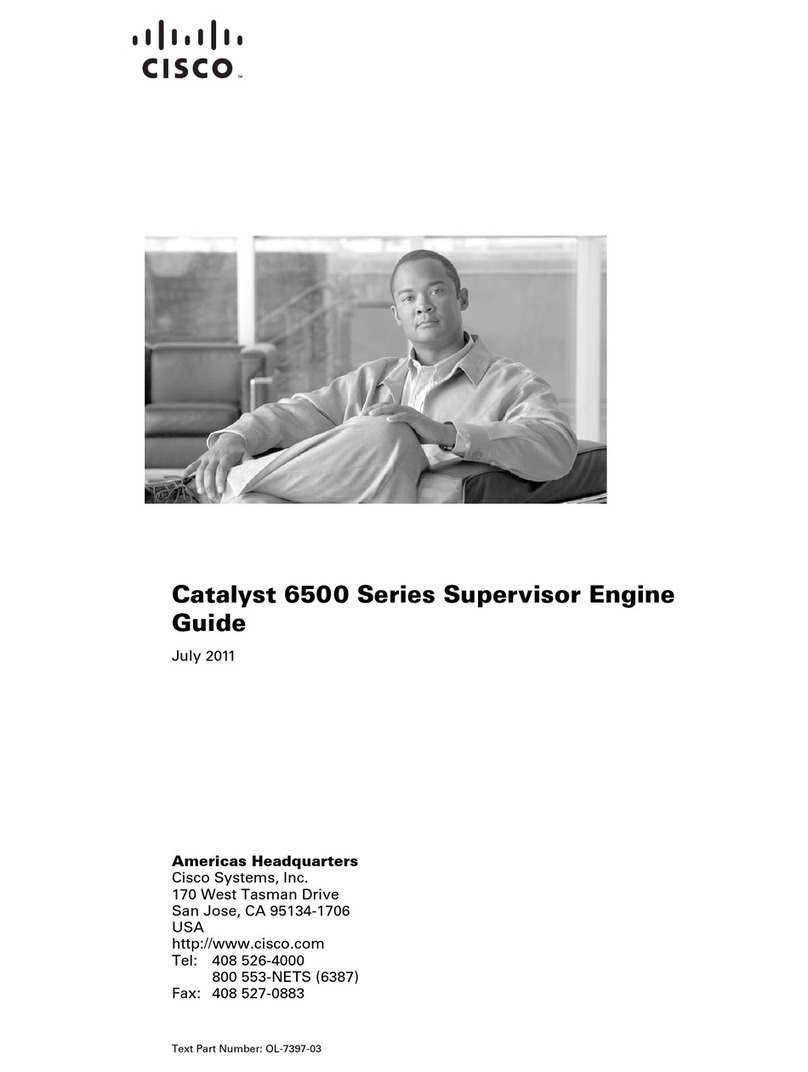 Cisco WS-C6503 User manual