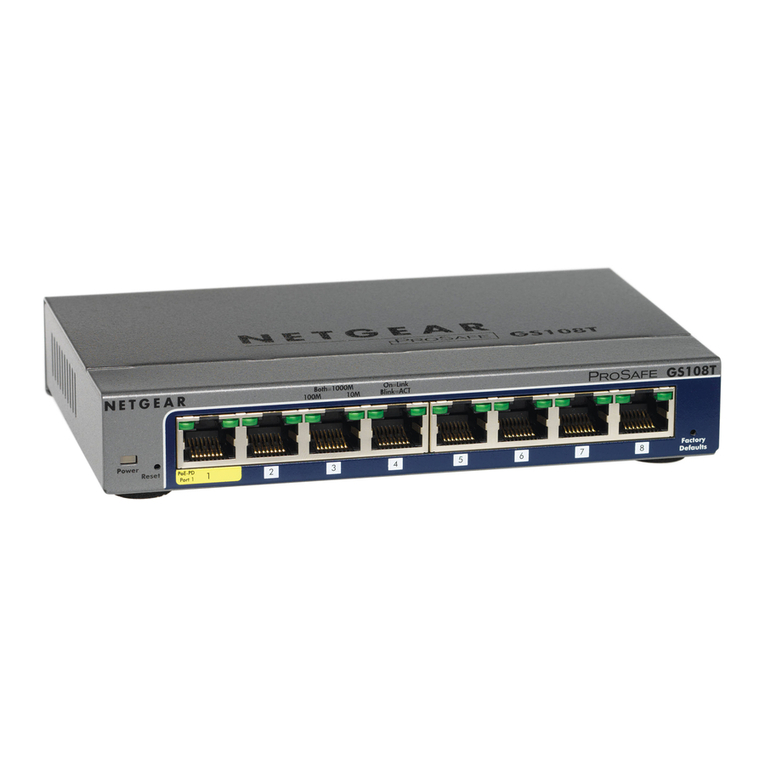 NETGEAR GS108T-200NAS Instruction Manual