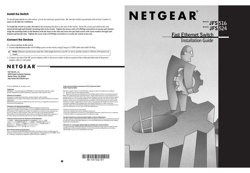 NETGEAR JFS516GE User manual
