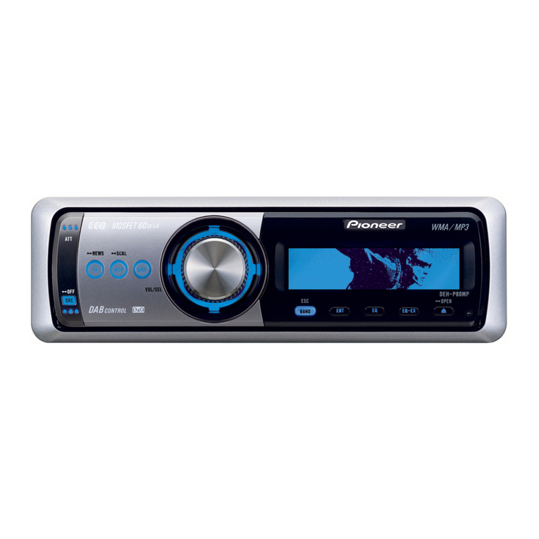 Pioneer DEH-P80MP User manual