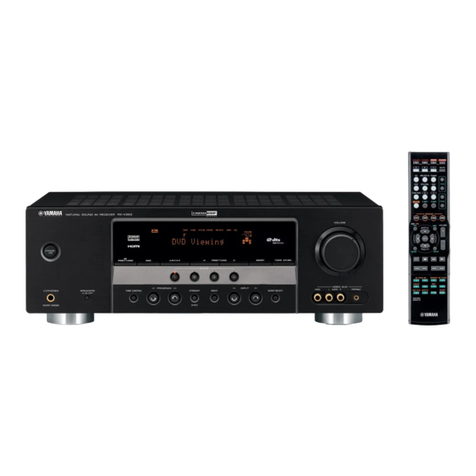 Yamaha RXV363BL User manual