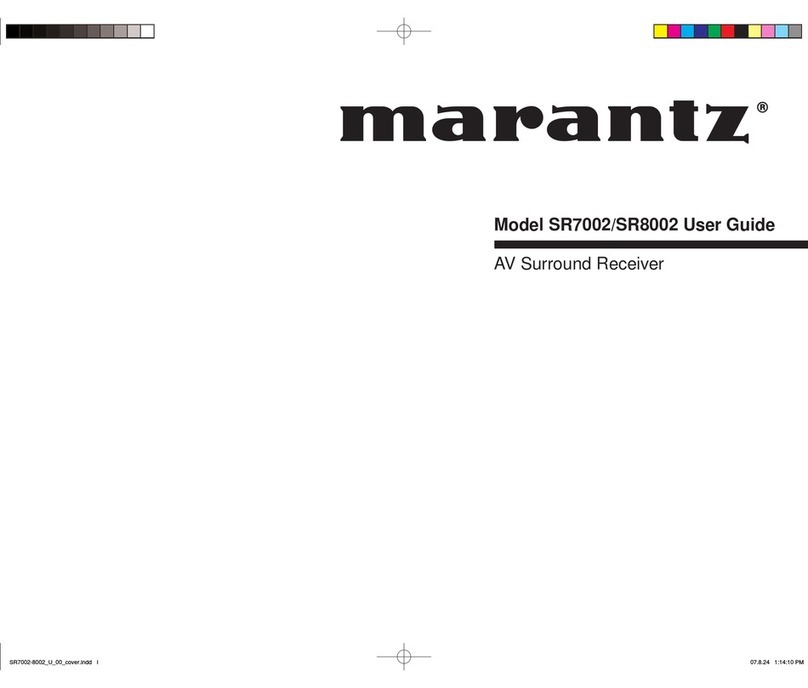Marantz SR7002 Assembly instructions