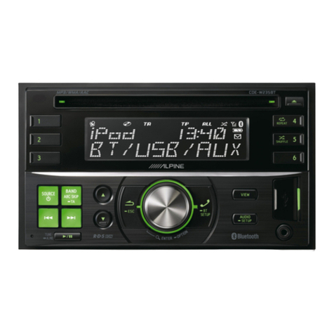 Alpine CDE-W235BT Mode d'emploi