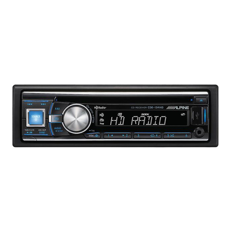 Alpine CDE-134HD Instruction Manual