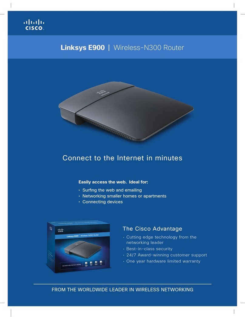Cisco Linksys E900 User manual