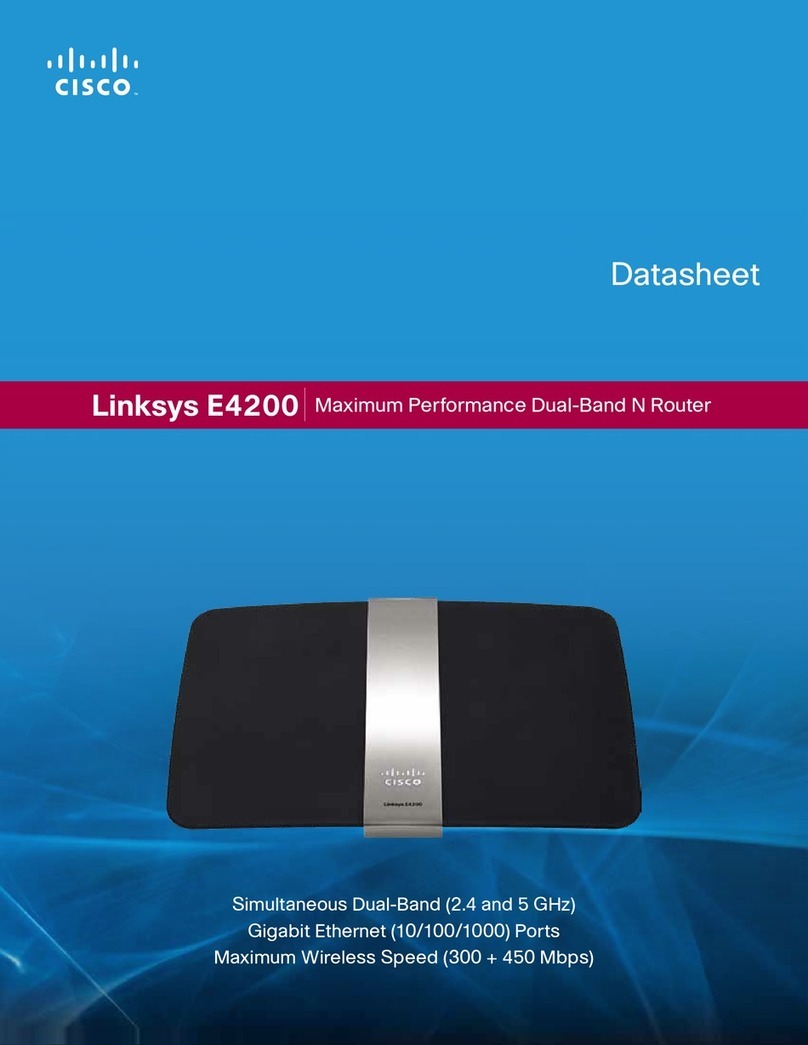 Cisco Linksys E4200 User manual