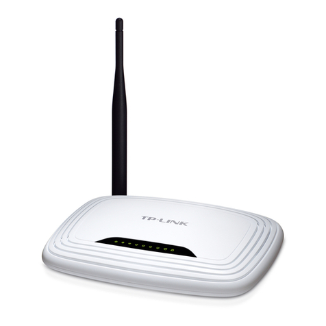 TP-Link TL- WR740N User manual