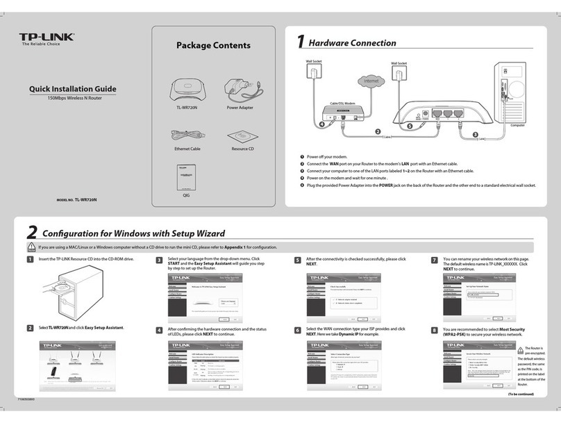 TP-Link TL-WR720N User manual