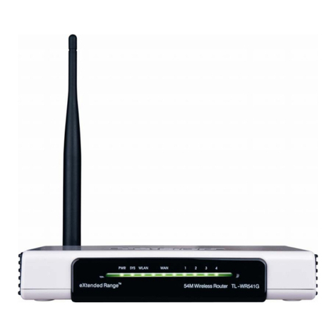 TP-Link TL-WR541G - Wireless Router user guide