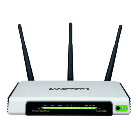TP-Link TL-WR1043ND - Ultimate Wireless N Gigabit... User manual