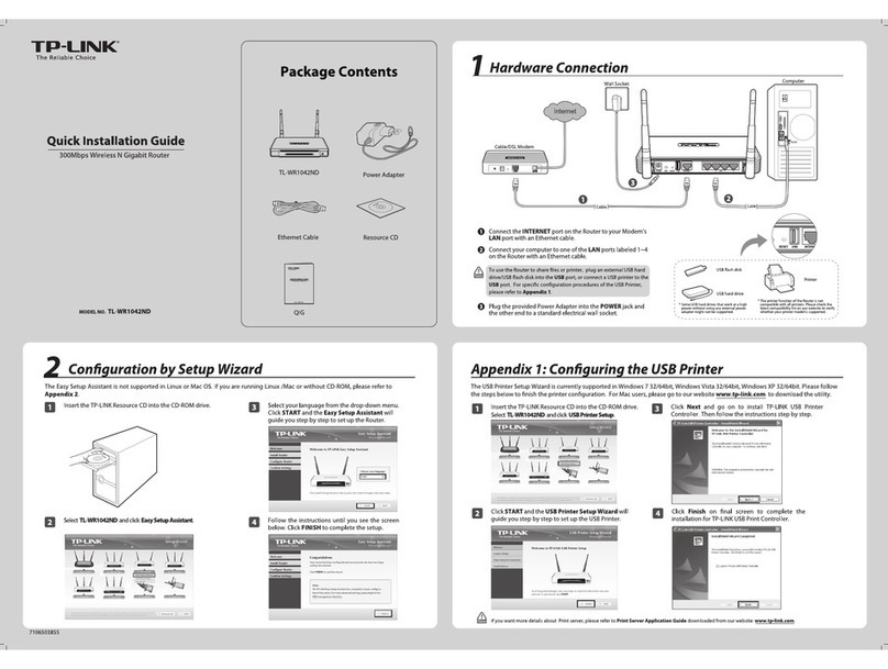 TP-Link TL-WR1042ND User manual