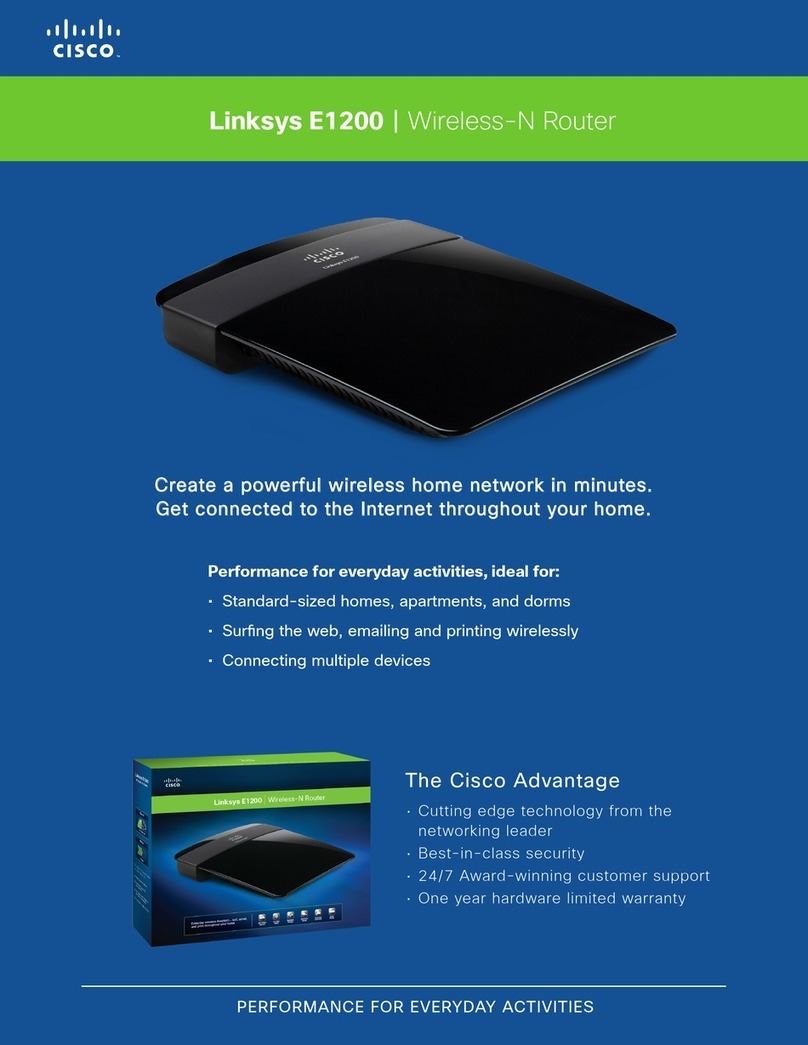 Linksys Linksys E1200 User manual