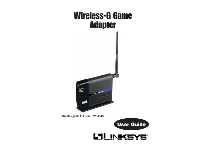 Linksys WGA54G User manual
