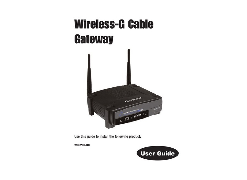 Comcast WCG200 user guide