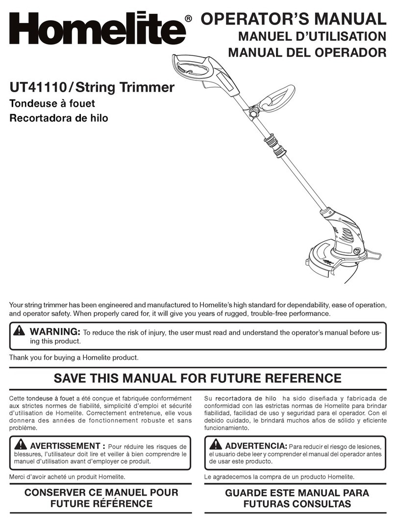 Homelite UT41110 User manual