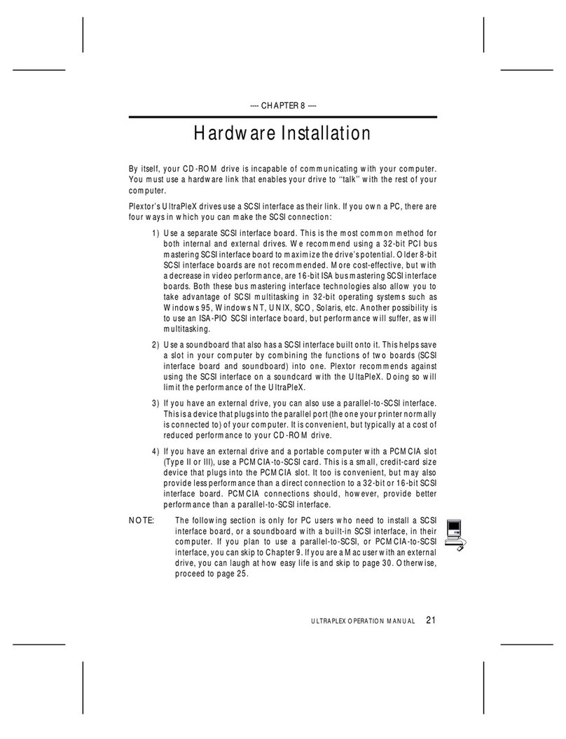 Plextor ULTRA-B Hardware