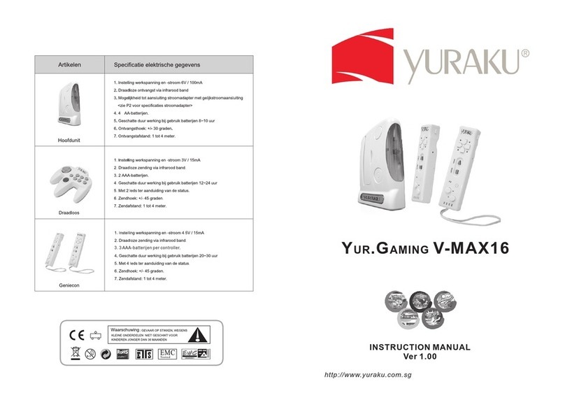 YURAKU YUR.GAMING V-MAX16 - User manual