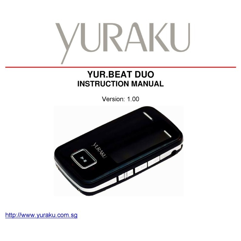 YURAKU YUR.BEAT DUO instruction manual