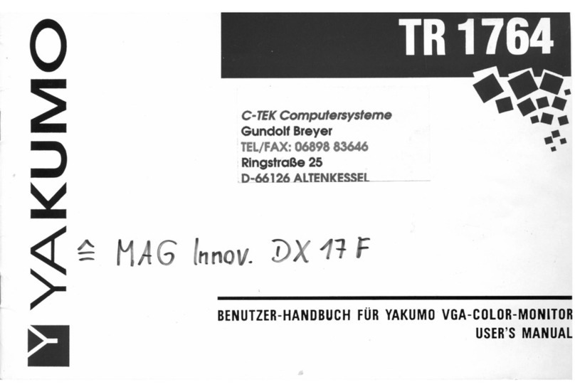 YAKUMO TR 1764 User manual