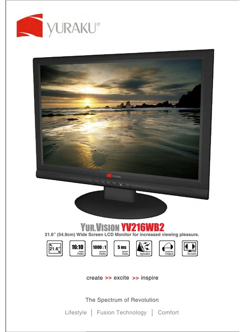 YURAKU YUR.VISION YV216WB2 User manual YURAKU YUR.VISION YV216WB2 User manual