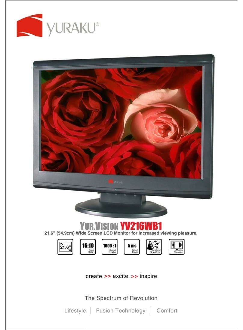 YURAKU YUR.VISION YV216WB1 User manual