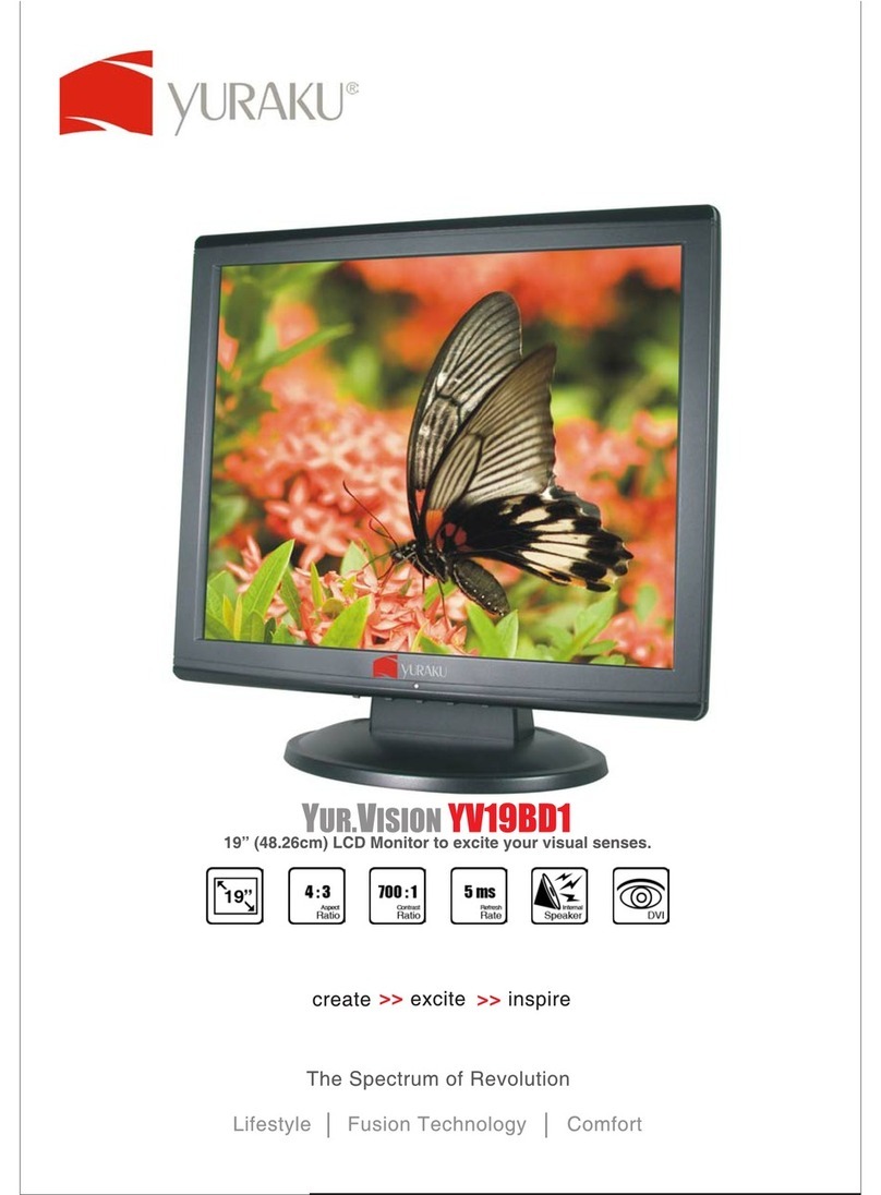 YURAKU YUR.VISION YV19BD1 - User manual