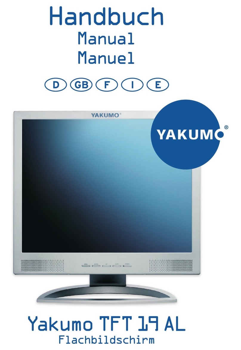 YAKUMO TFT 19 AL User manual