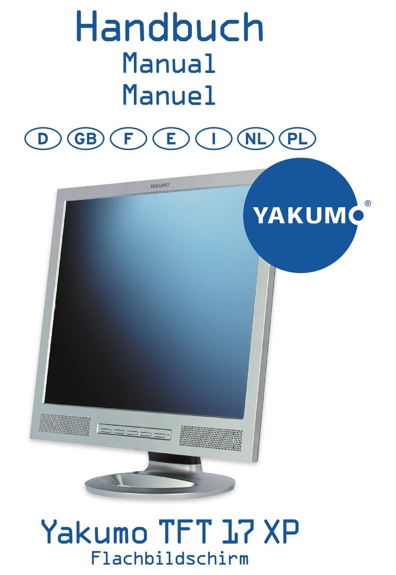 YAKUMO TFT 17 XP User manual