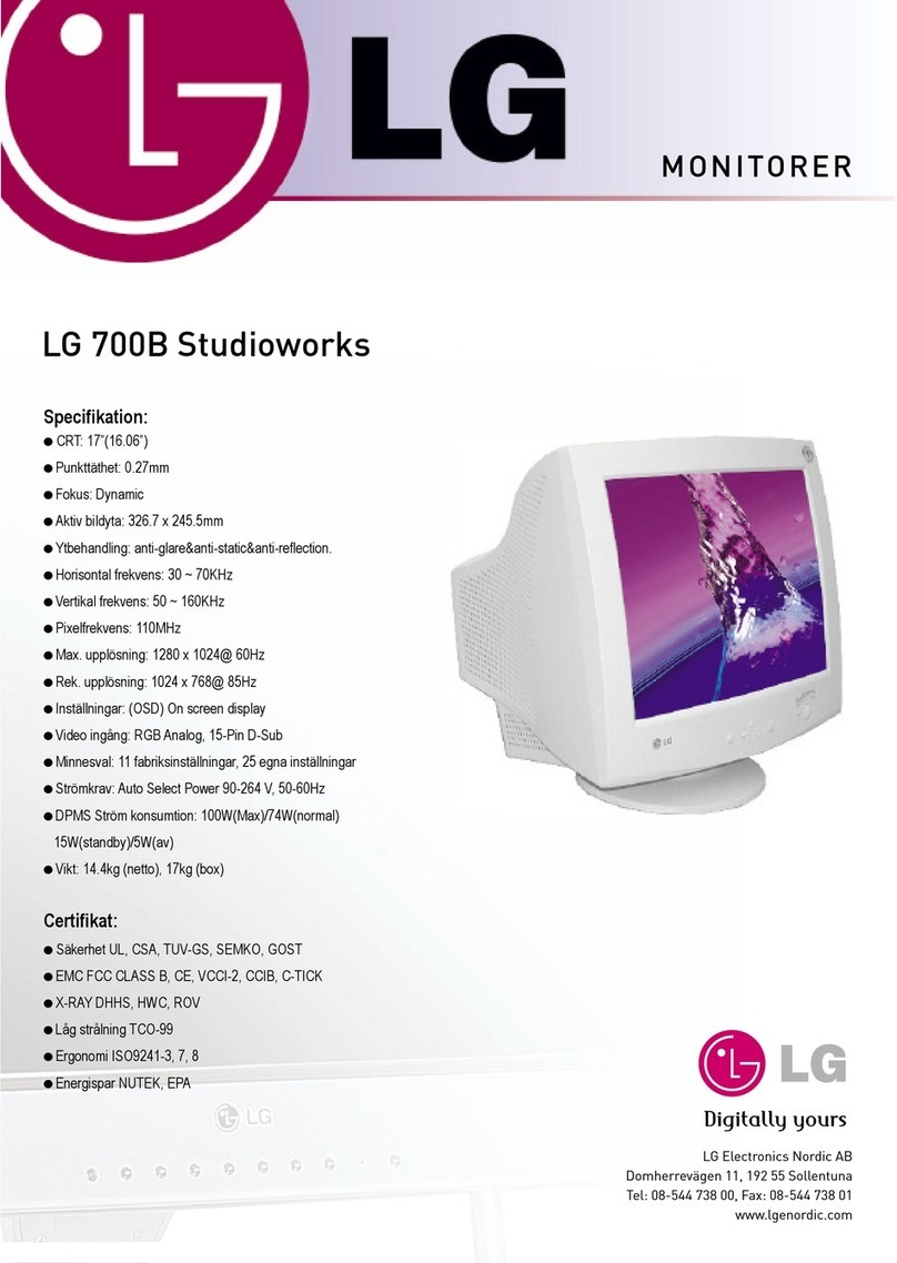 LG StudioWorks 700B User manual
