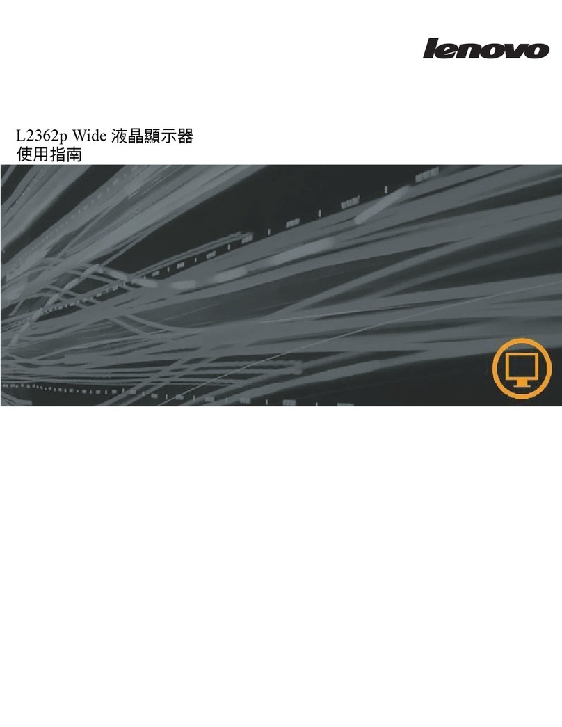 Lenovo L2362p Wide User manual