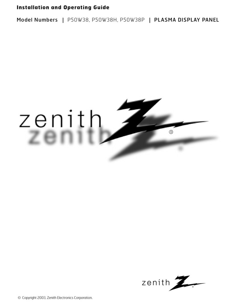 Zenith P50W38 Installation guide