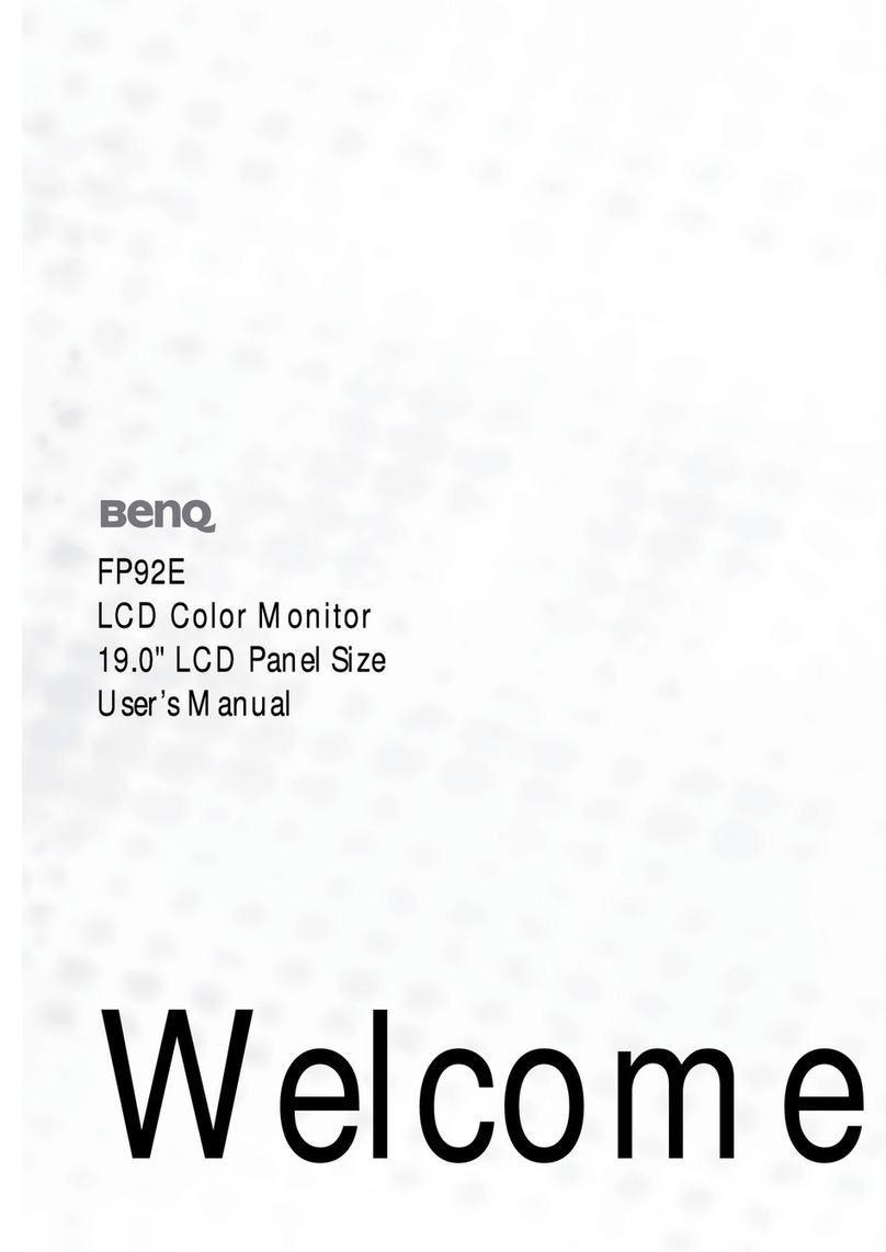 BenQ FP92E User manual