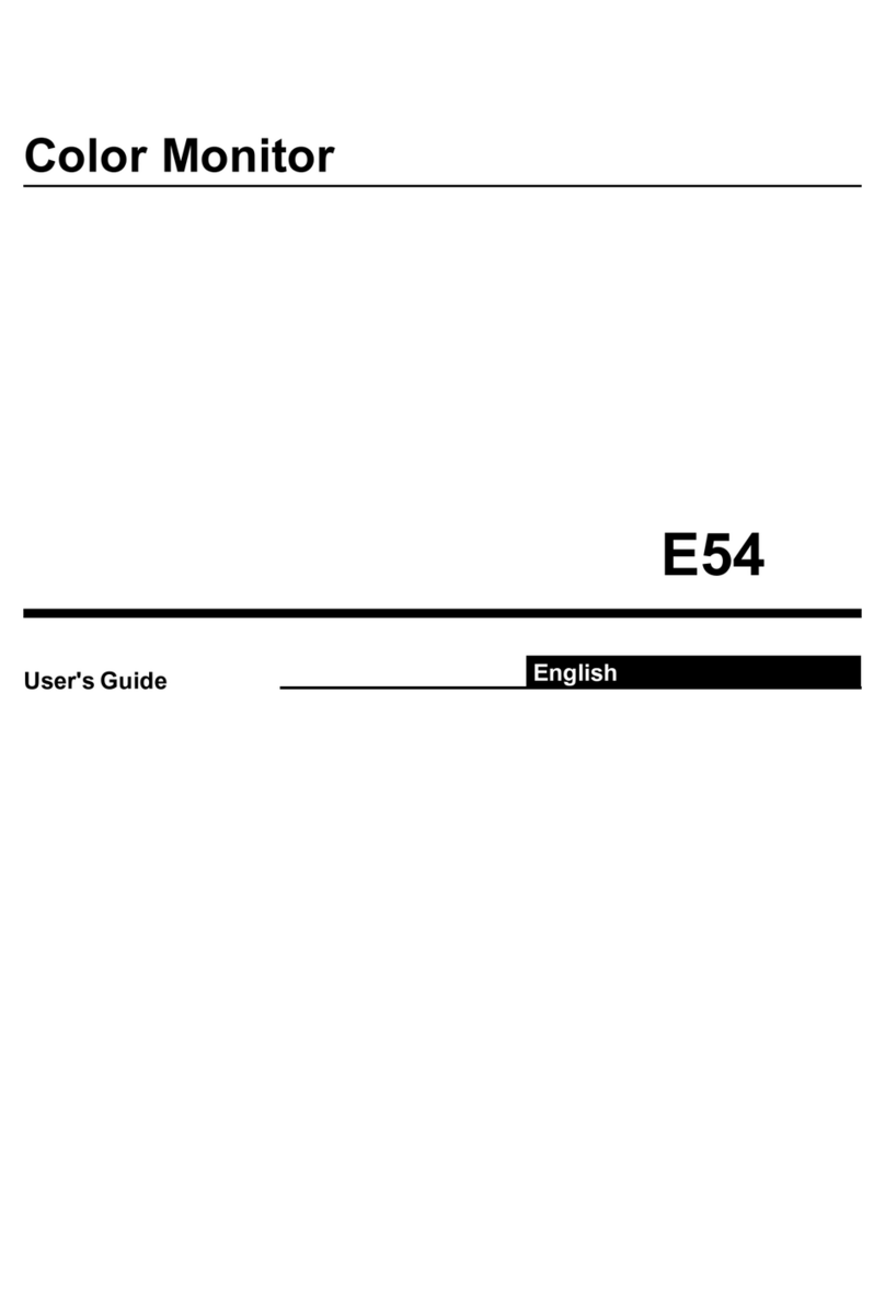 IBM 24P4555 - E 54 - 15" CRT Display User manual