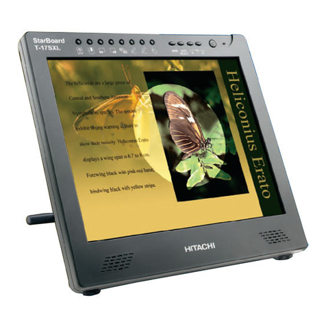 Hitachi StarBoard T-17SXL User manual