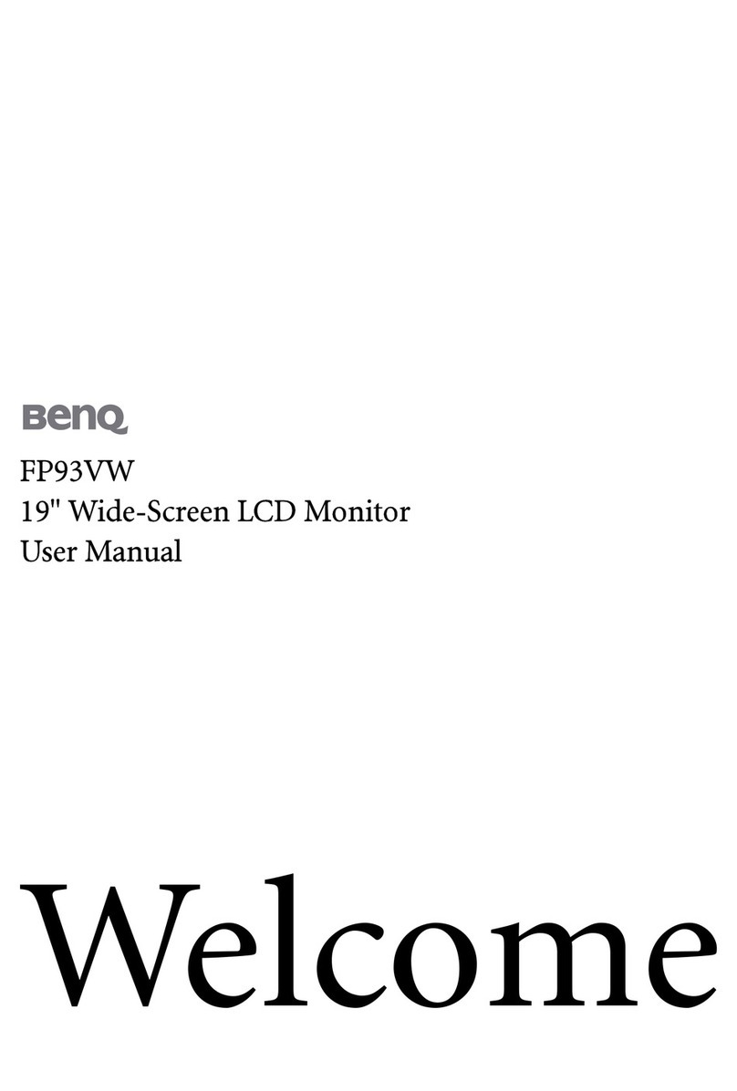 BenQ FP93VW User manual