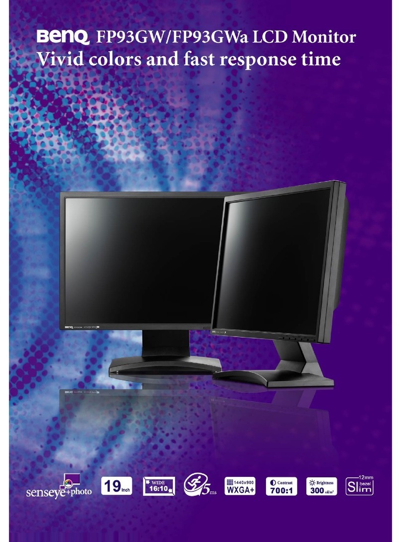 BenQ FP93GW User manual