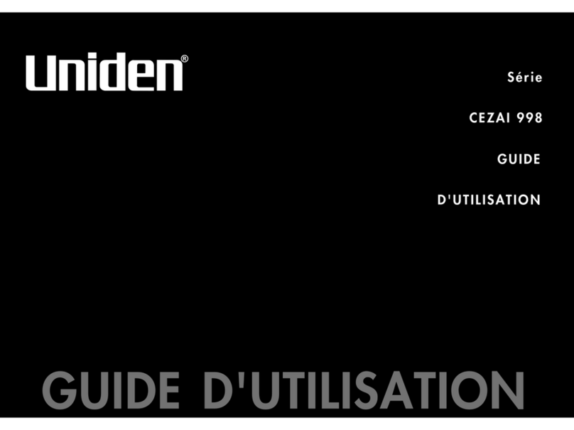 Uniden CEZAI998 - Cordless Phone Base Station Service manual