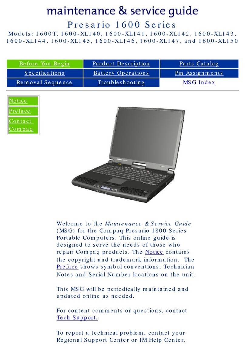 Compaq 1600R - ProLiant - 128 MB RAM Manual Compaq 1600R - ProLiant - 128 MB RAM Manual