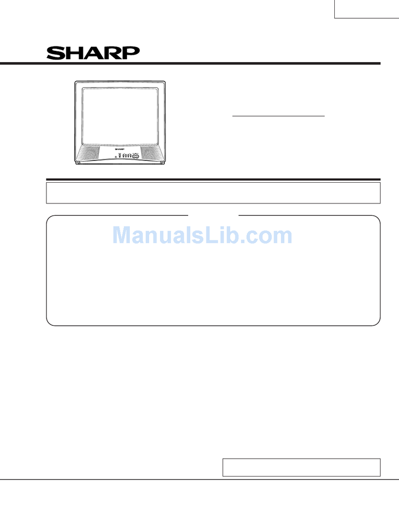 Sharp 19C140 - 19" CRT TV User manual Sharp 19C140 - 19" CRT TV User manual