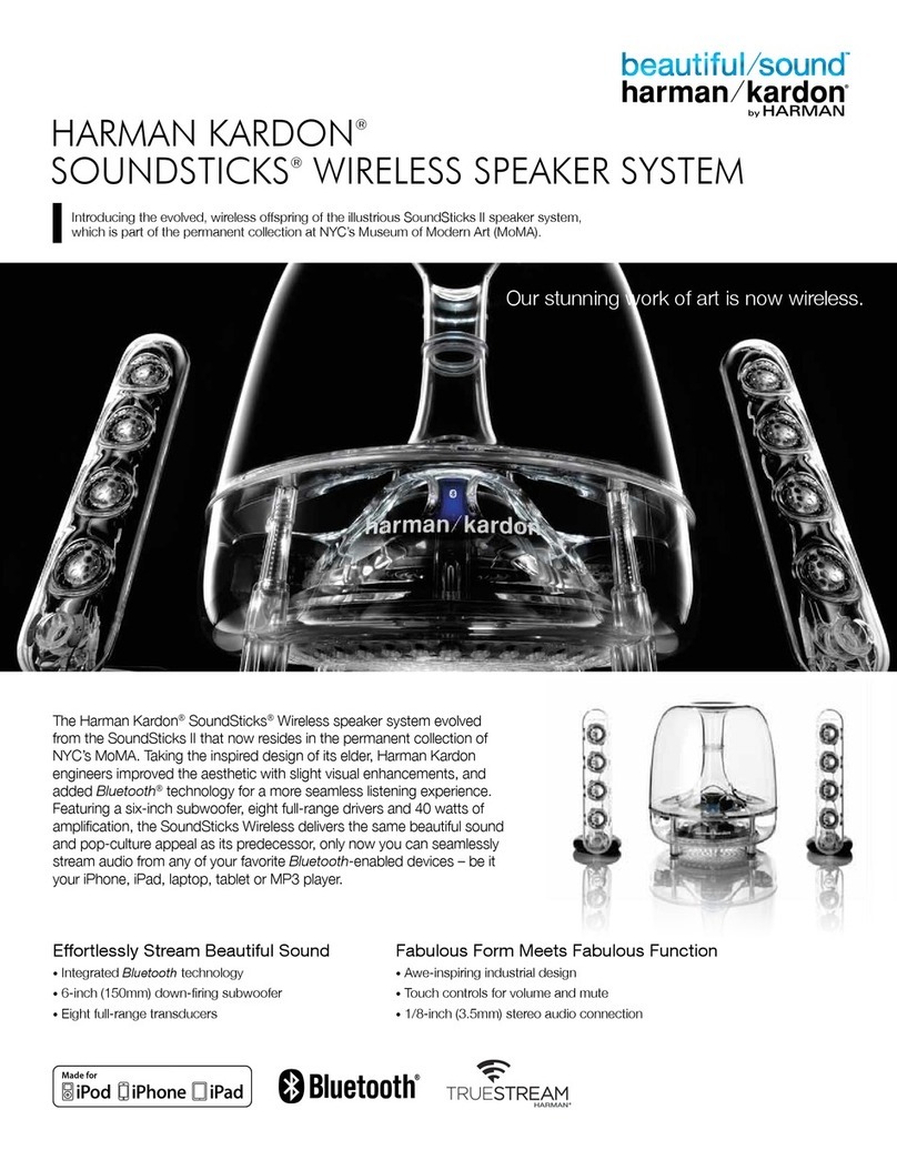 Harman Kardon SoundSticks Wireless Product information