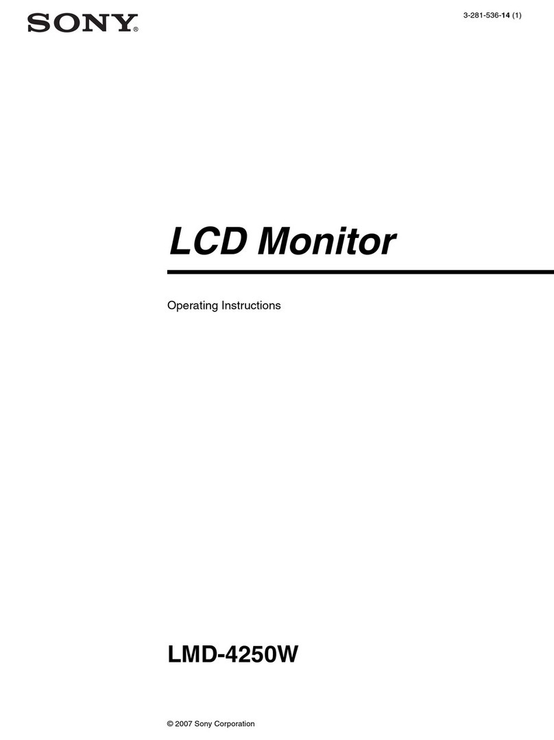 Sony LMD-4250W User manual