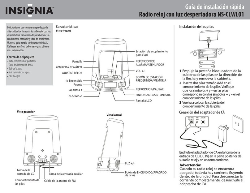 Insignia NS-CLWL01 User manual