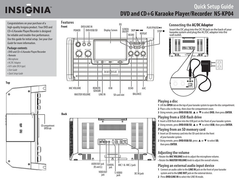 Insignia NS-KP04 User manual