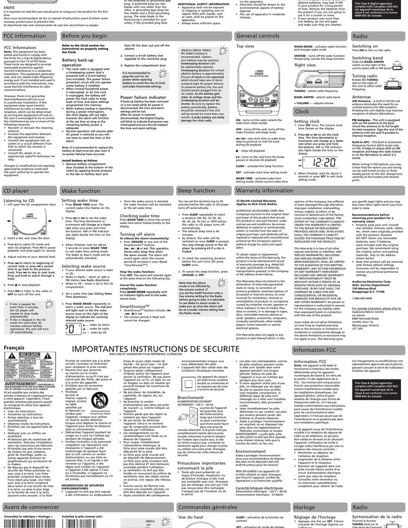 RCA RC5610 User manual