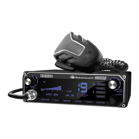 Uniden BEARCAT 980 User manual