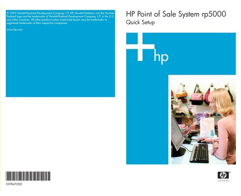 HP Rp5000 - Point of Sale System Specification sheet